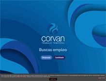 Tablet Screenshot of corvan.es